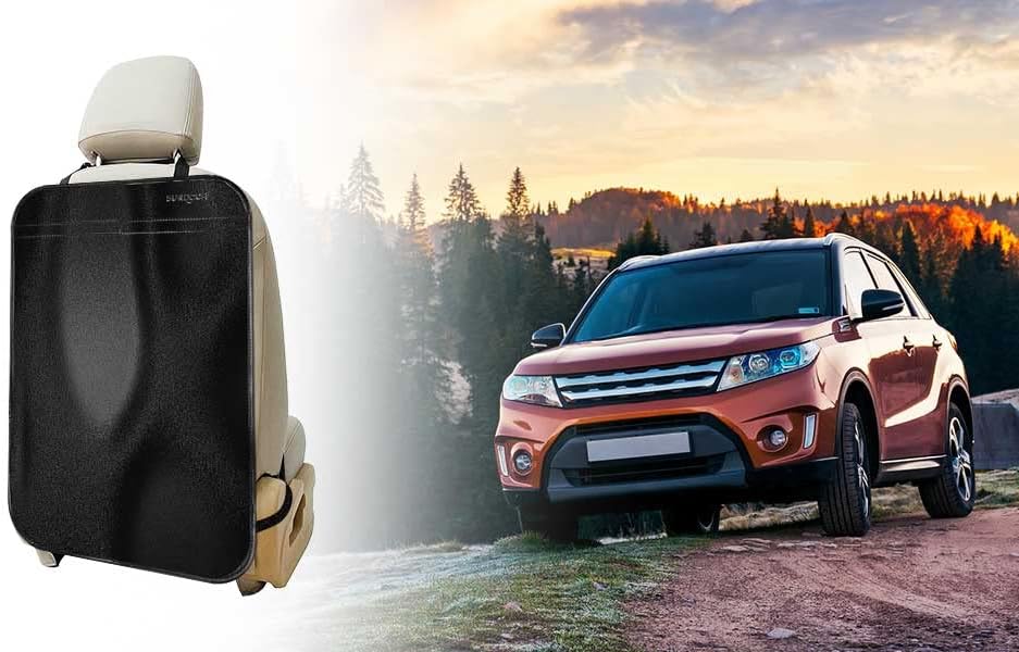 Premium Waterproof Car Seat Kick Mat SURDOCA