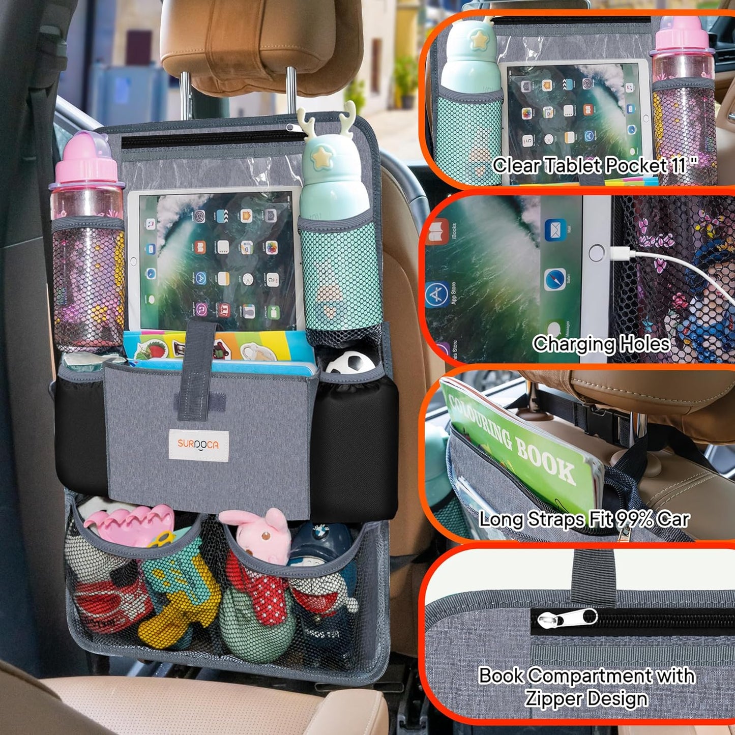 truck back seat organizer particulars